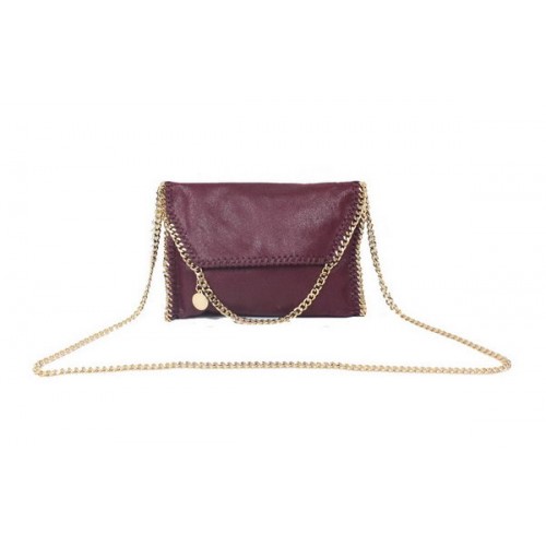 Stella McCartney Sac à Bandoulière Falabella PVC 875 Bordeaux