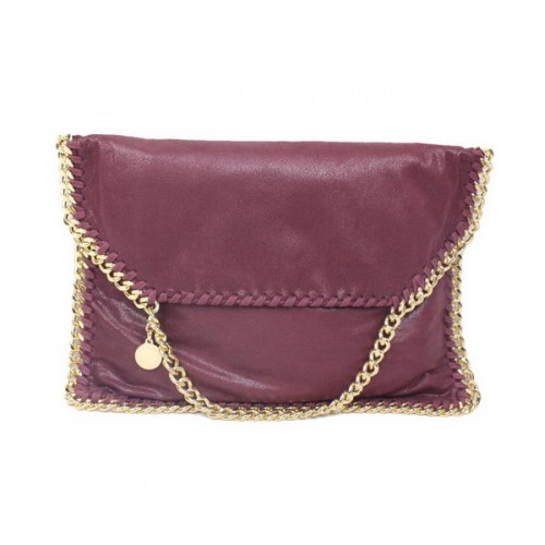 Stella McCartney Falabella Sac à bandoulière en PVC 876 Bordeaux