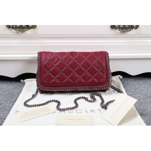 Stella McCartney Falabella Sac à bandoulière en PVC SMC882 Bordeaux