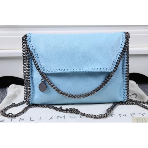 Stella McCartney Falabella PVC Sacs à Bandoulière SM875 Bleu Clair