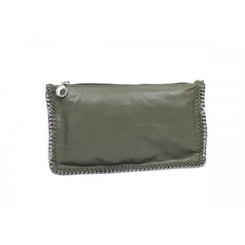Stella McCartney Pochette Falabella en PVC 865 Vert Foncé