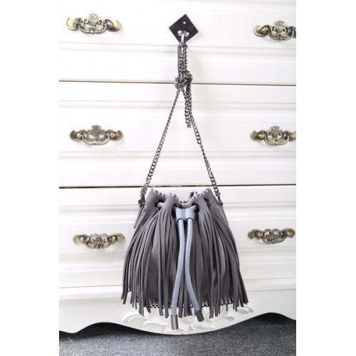 Stella McCartney Sac Seau Falabella Sun Fringed SMC012 Gris