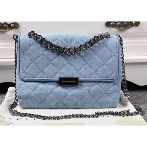 Stella McCartney QUilted Denim Sacs à bandoulière SMC016 Bleu