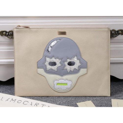 Stella McCartney SUPERHERO Medium POCHETTE ZIPPÉE SM891 Abricot