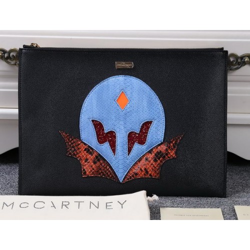 Stella McCartney SUPERHERO Medium POCHETTE ZIPPÉE SM891 Bleu