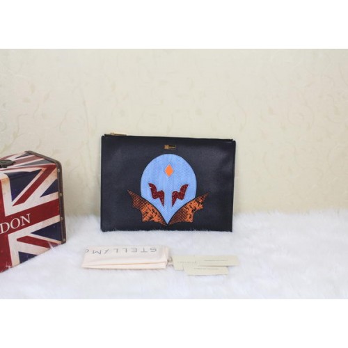 Stella McCartney GRANDE POCHETTE ZIPPÉE SUPERSTELLAHEROES SM891 Bleu