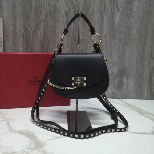 VALENTINO Sac bandoulière Candy en cuir matelassé V3412 noir