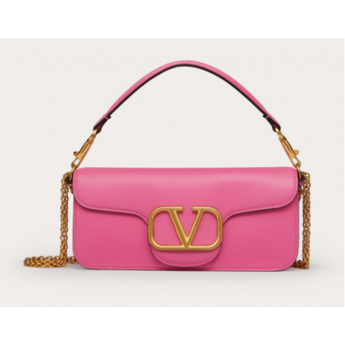VALENTINO GARAVANI Sac Loco en cuir de veau 2B0K30 rose