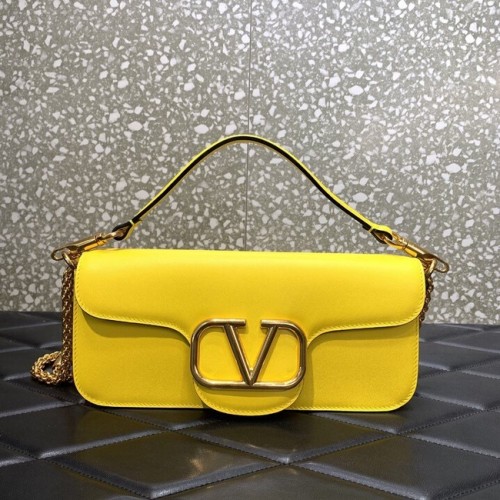 VALENTINO GARAVANI Sac Loco en cuir de veau 2B0K30 jaune