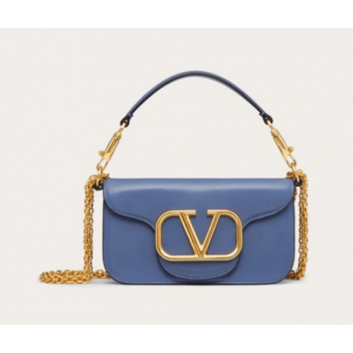 VALENTINO CRAZY MINI CRAZY Sac à bandoulière en cuir de veau 1W2B0K bleu