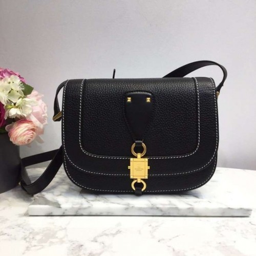 VALENTINO Sac en cuir d'origine 0705 Noir