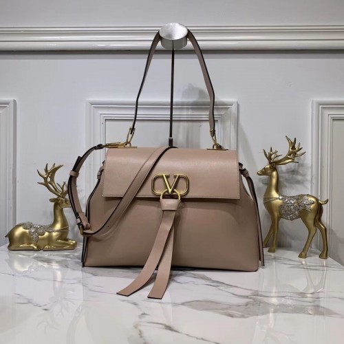 VALENTINO Sac en cuir d'origine V0012 Nude
