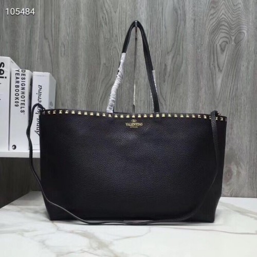 VALENTINO Sac en cuir d'origine V2088 Noir