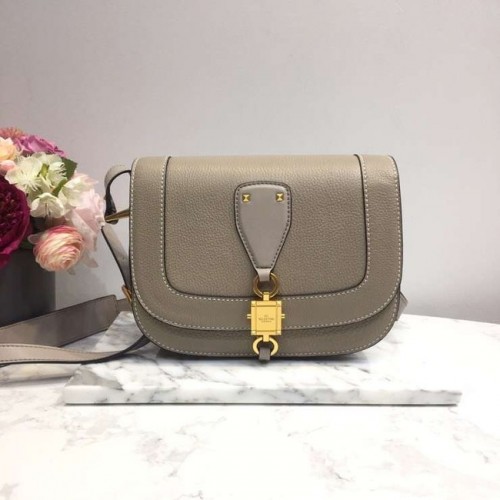 VALENTINO Sac à bandoulière en cuir d'origine 0705 gris