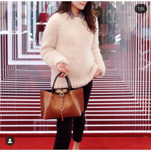 VALENTINO Cabas en cuir d'origine 2070 marron