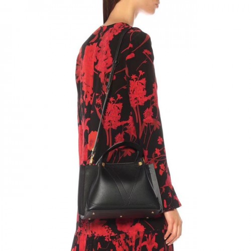 VALENTINO Cabas en cuir d'origine 9077 noir