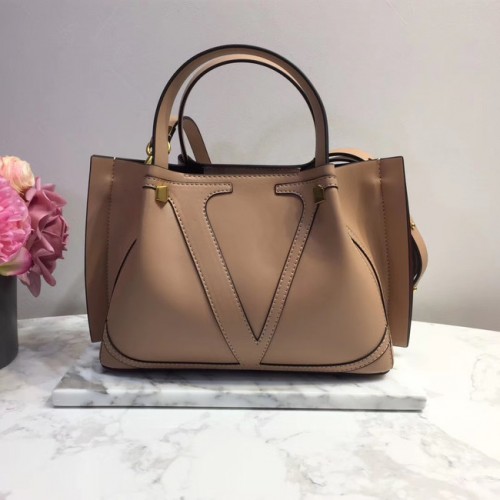 VALENTINO Cabas en cuir d'origine 9077 rose clair
