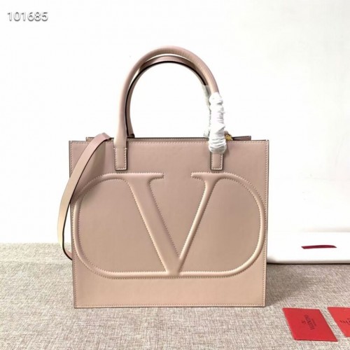 VALENTINO Cabas en cuir Origianl V2021 rose clair