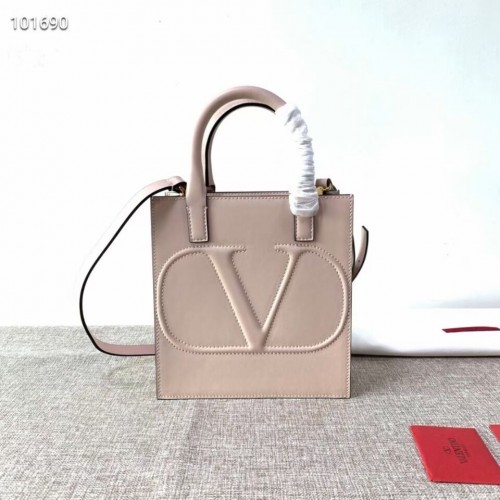 VALENTINO Cabas en cuir Origianl V2022 rose clair