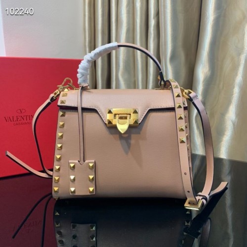 VALENTINO Sac cabas en cuir d'origine V4071A rose
