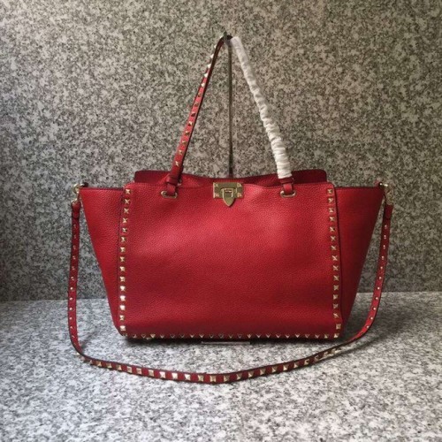 VALENTINO Rockstud grand cabas 0973 rouge