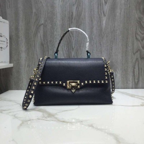 VALENTINO Sac cabas Rockstud en cuir V0094 noir