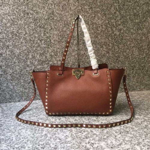VALENTINO Rockstud cabas moyen 0972 marron