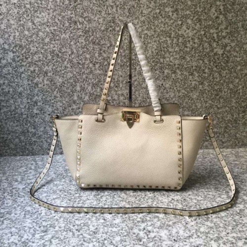 VALENTINO Rockstud cabas moyen 0972 blanc