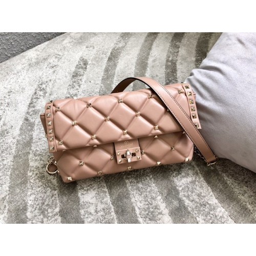 VALENTINO VLOCK Sac à bandoulière en cuir original 0053 rose