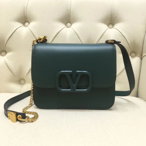 VALENTINO VLOCK Sac à bandoulière en cuir original 0906 vert