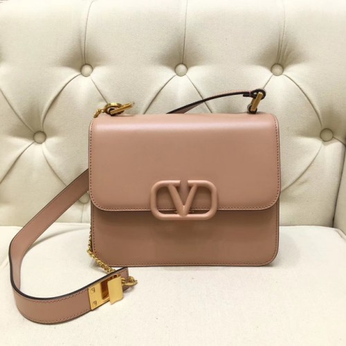 VALENTINO VLOCK Sac à bandoulière en cuir original 0908 rose