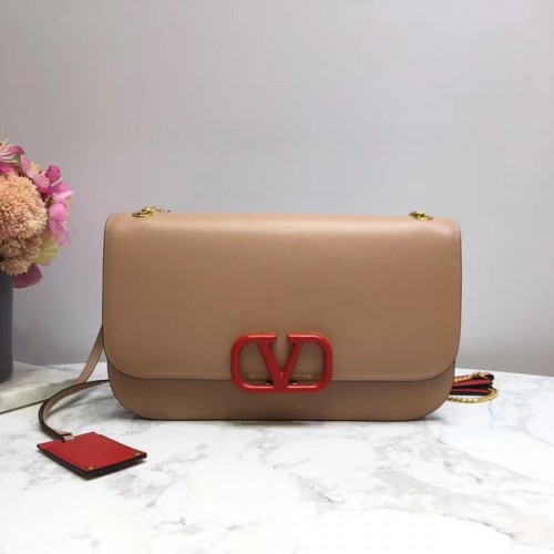 VALENTINO VLOCK Origianl sac à bandoulière en cuir 2324 rose clair