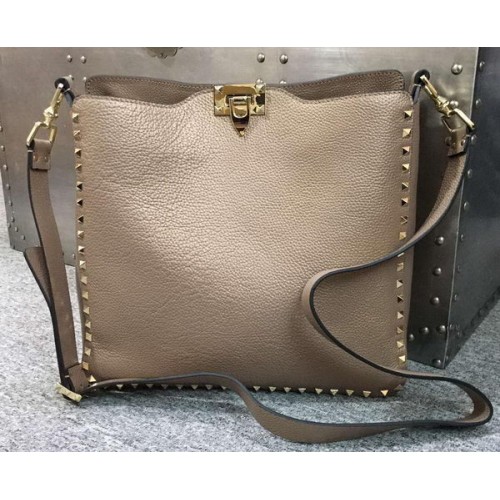 Valentino Garavani Rockstud Hobo Bag VO84499 Abricot