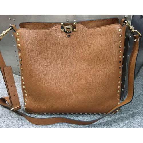 Valentino Garavani Rockstud Hobo Sac VO84499 Kaki