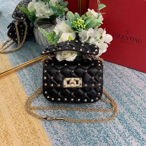 Valentino Garavani Rockstud Spike sac 0126 noir