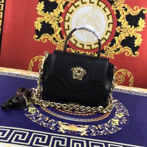 Versace Original Sac en cuir de veau FS1040 noir