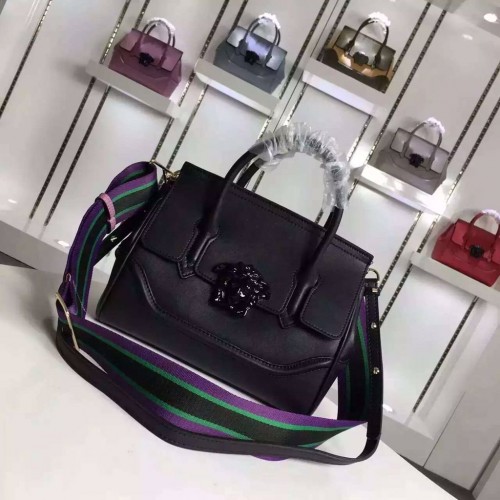 Versace Palazzo Empire Original Sac à bandoulière en cuir V1911 Noir