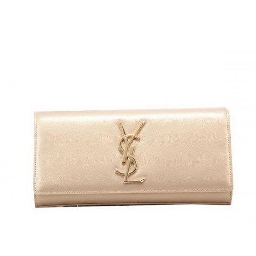 Pochette YSL Classic Monogramme en cuir verni Y8909 Or