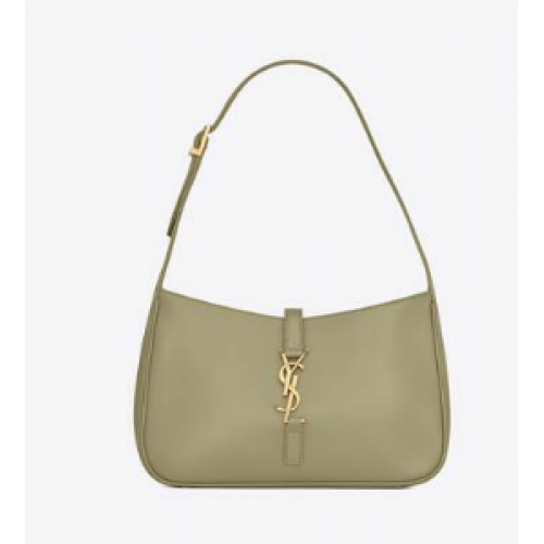 YSL SAC HOBO LE 5 A 7 EN CUIR LISSE Y687228 PISTACHE