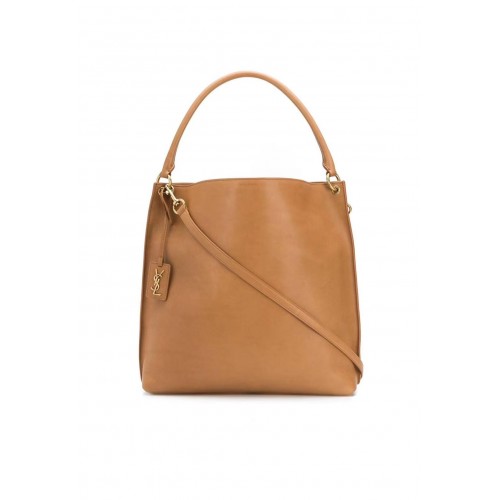 Yves Saint Laurent Sac à bandoulière en cuir de veau Y635266 marron