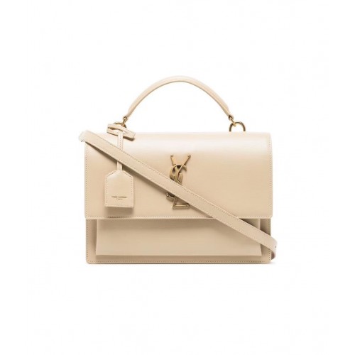 Yves Saint Laurent Sac fourre-tout en cuir de veau Y634723 Beige