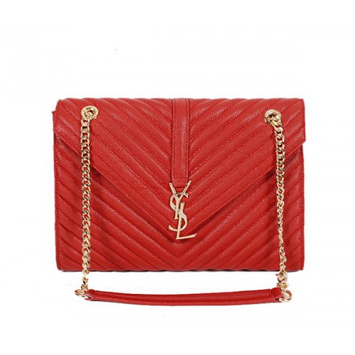 Yves Saint Laurent Classic Monogramme Flap Bag Y9201 Red