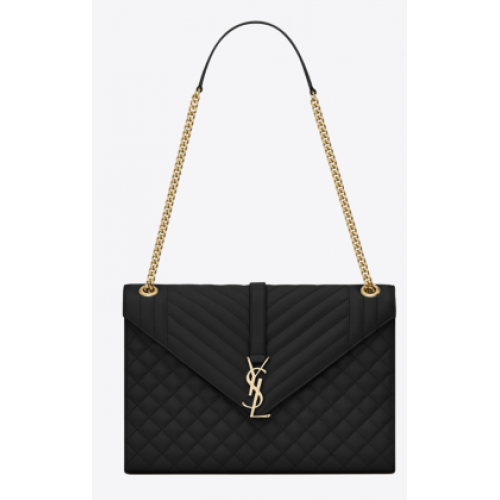 Yves Saint Laurent Cross-body Caviar Sac à bandoulière en cuir 487256 noir