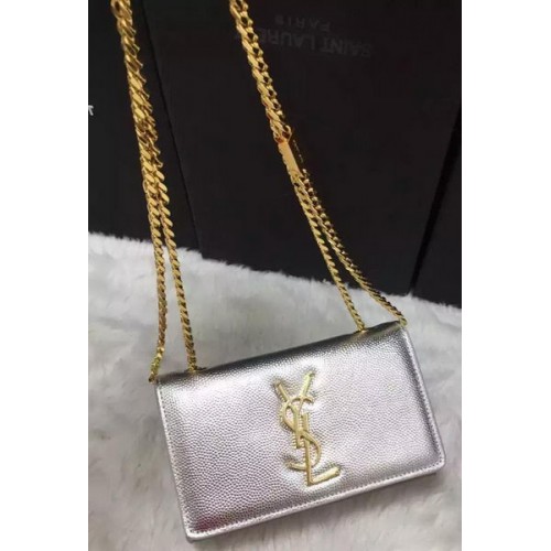 Yves Saint Laurent Cross-body Sac à bandoulière Y9013 Argent