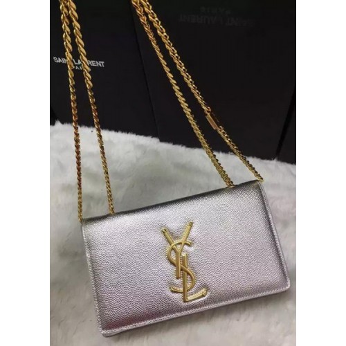 Yves Saint Laurent Cross-body Sac à bandoulière Y9015 Argent