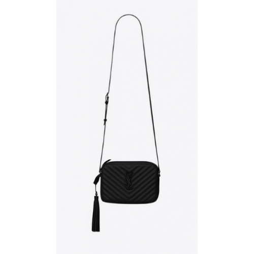 Yves Saint Laurent LOU CAMERA BAG EN CUIR MATELASSÉ 81000 noir