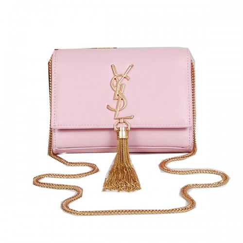 Yves Saint Laurent MINI Monogramme Cross-body Sac à bandoulière Rose clair