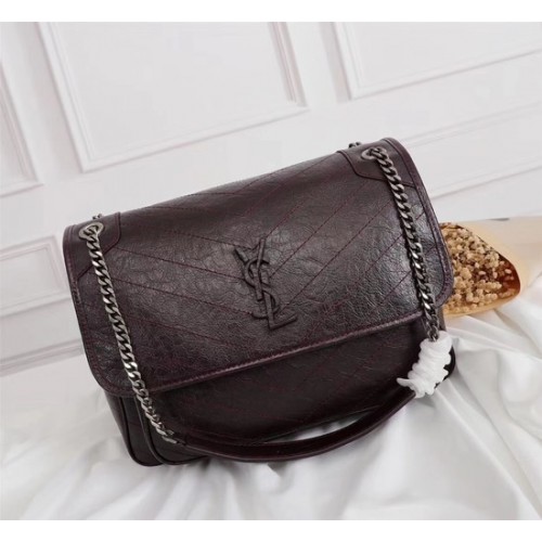 Yves Saint Laurent Medium Niki Chain Bag 2256 Bordeaux