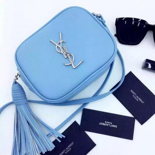 Yves Saint Laurent Monogram Blogger Sac Y16SS SkyBlue