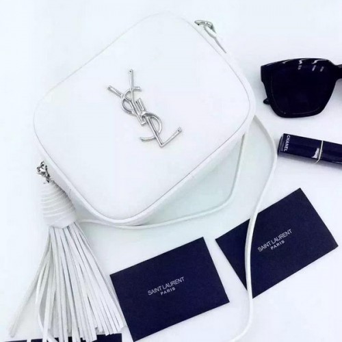 Yves Saint Laurent Monogram Blogger Sac Y16SS Blanc